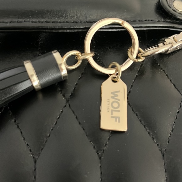 Wolf “Caroline” Large jewelry box quilted black leather - Picture 3 of 9